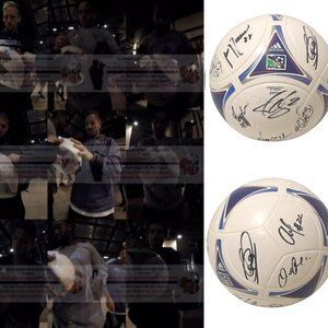 2017 Vancouver Whitecaps Team Signed Soccer Ball